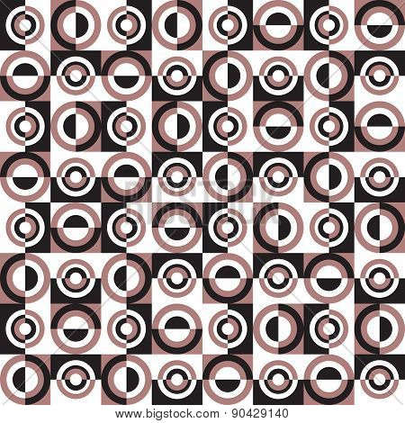 Abstract graphic background. Seamless pattern black and white