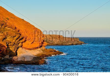 Volcanic Rock Basaltic Formation in