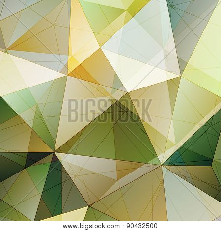Color Triangle Abstract Background