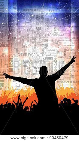 Party Background Vector Design