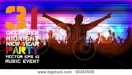 Party Background Vector Design