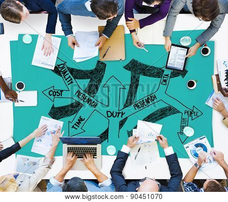 Duty Responsibility Role Accountable Reliability Concept