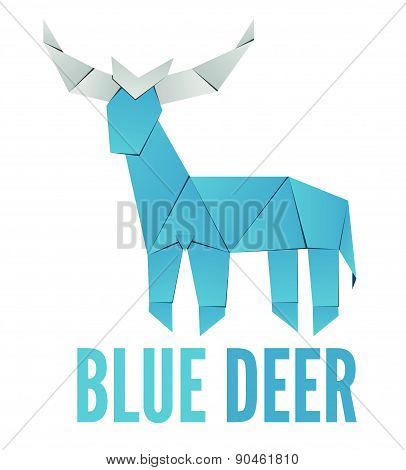 Deer logo design on white background for your company