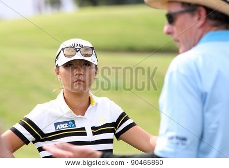 David Leadbetter And Lydia Ko At The Ana Inspiration Golf Tournament 2015