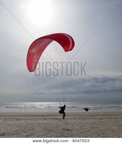 Parapendio sulla costa dell'Oregon