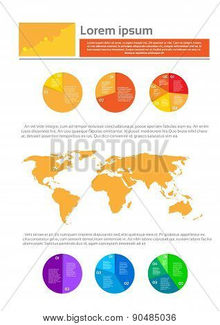 Finance Pie Diagram Infographic Document Business Financial