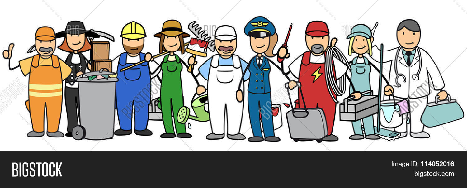 Panorama Group Cartoon Image Photo Free Trial Bigstock