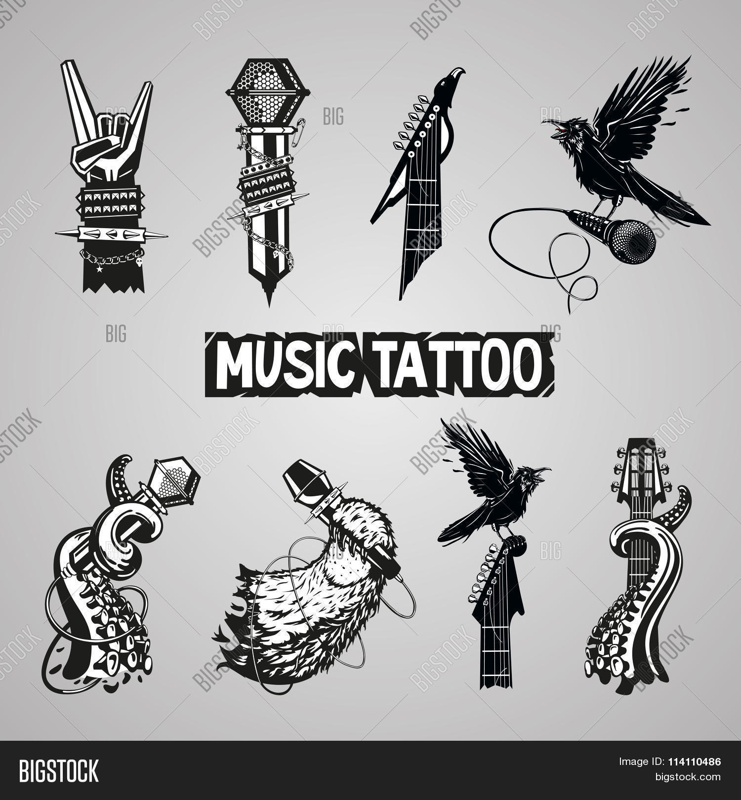 Music Signs Set Vector & Photo (Free Trial) | Bigstock