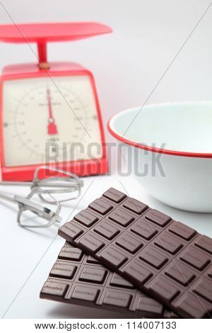 Handmade chocolate cooking