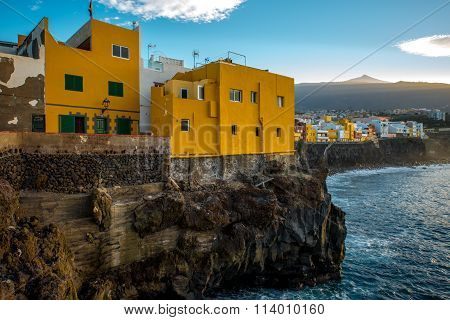 Punta Brava town on Tenerife island