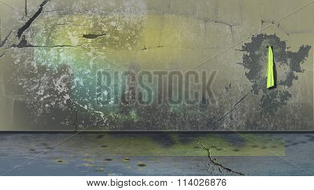 Old grey wall