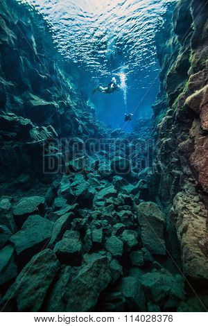 Scuba diving in Iceland