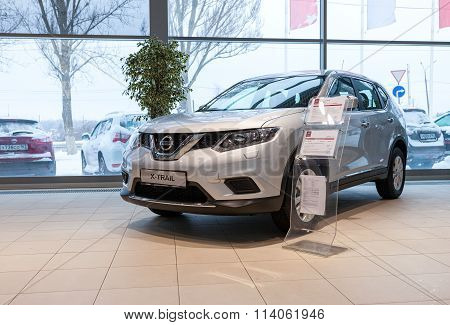 Inside In The Office Of Official Dealer Nissan.