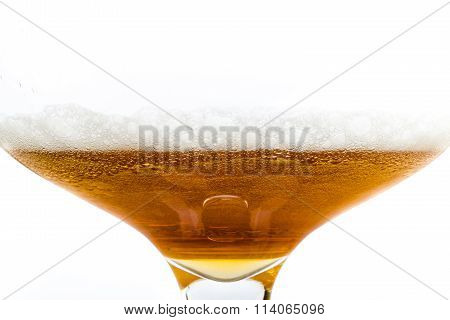 beer with foam