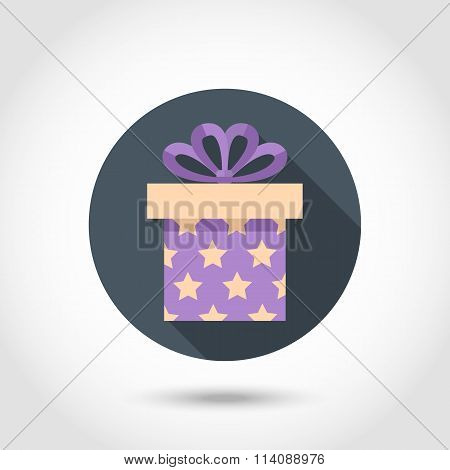 Flat Gift box colorful icon