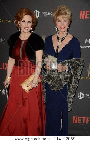 LOS ANGELES - JAN 10:  Kat Kramer, Karen Sharpe Kramer at the Weinstein Company & Netflix 2016 Golden Globe After Party at the Beverly Hilton on January 10, 2016 in Beverly Hills, CA