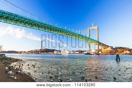 Alvsborg bridge in Goteborg, Sweden