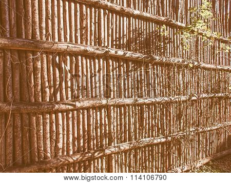 Wooden Palisade Vintage