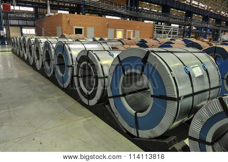Warehouse Steel Coils Of Sheet Steel