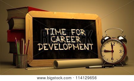 Time for Career Development - Motivation Quote.