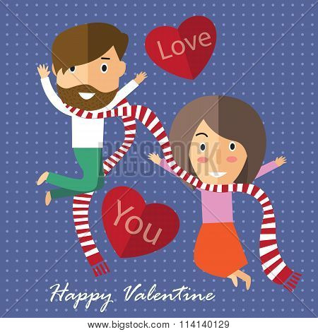 couple happy valentine