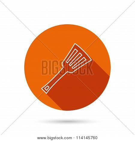 Kitchen utensil icon. Kitchenware spatula sign.