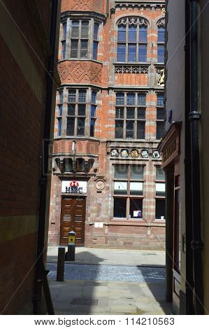 HSBS bank on Chester City centre at Eastgate street