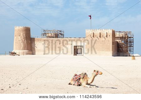 Historic Al Zubara Fort In Qatar