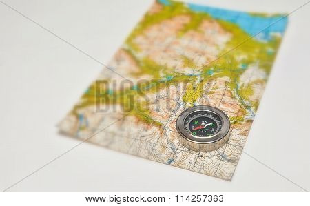 Compass And Map.