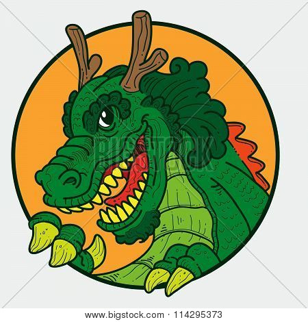 Hand drawn dragon