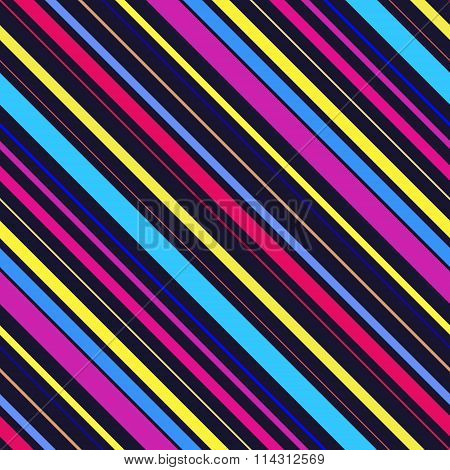 Abstract Colorful Diagonal Striped Background.