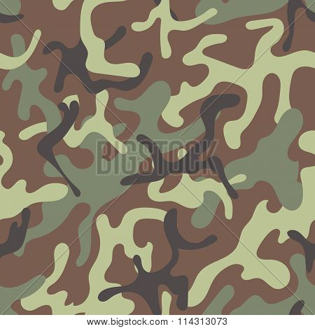 Military Camouflage Textile Pattern