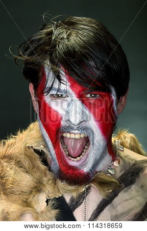 Furious Man Portrait