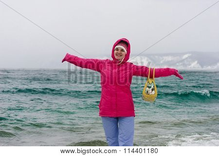 The girl on Baikal