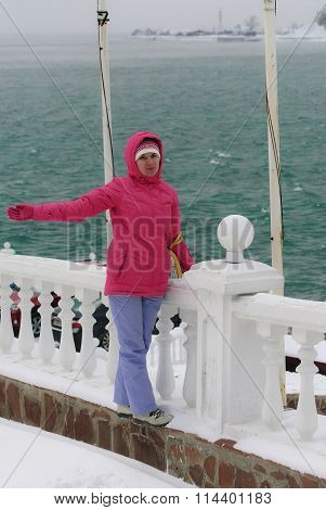 The girl on Baikal
