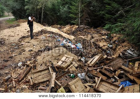 Garbage In The Forest