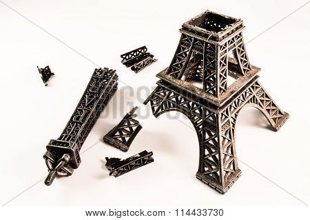 Broken Eiffel tower