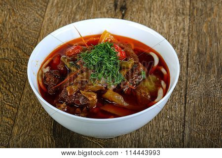 Uzbek Noodle Soup