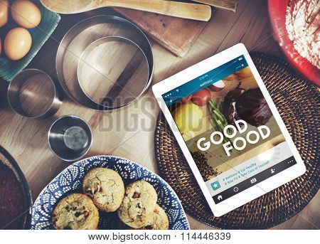 Eat Well Nutrition Healthy Food Organic Concept