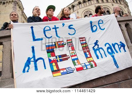 Refugee rights rally