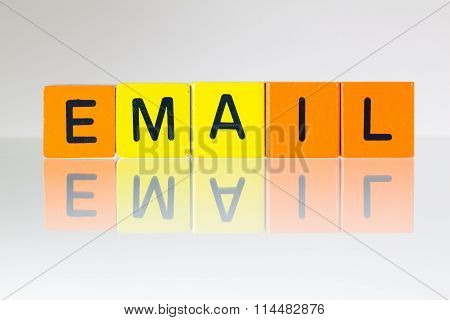 Email - An Inscription From Children's Blocks