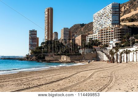 Playa De La Albufereta. Alicante