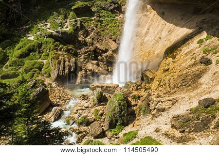 Pericnik waterfall, Slovenia