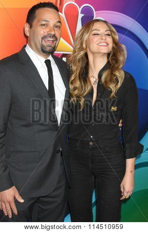 LOS ANGELES - JAN 13:  Vincent Laresc, Drea de Matteo at the NBCUniversal TCA Press Day Winter 2016 at the Langham Huntington Hotel on January 13, 2016 in Pasadena, CA