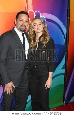 LOS ANGELES - JAN 13:  Vincent Laresc, Drea de Matteo at the NBCUniversal TCA Press Day Winter 2016 at the Langham Huntington Hotel on January 13, 2016 in Pasadena, CA
