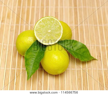 lemon fruits pile, half and whole