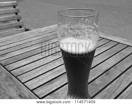 Black And White Weiss Beer