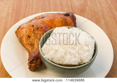 grilled chicken legs