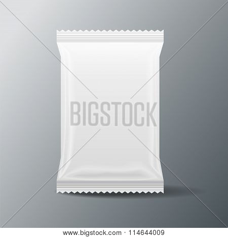 White Blank Food Bag