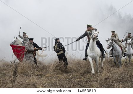 Reconstruction of one of the episodes of the Civil war in North-West Russia